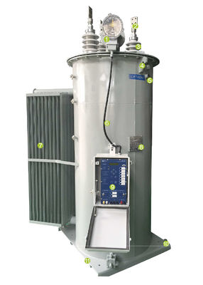 ซื้อ 500KVA 200A หม้อแปลงชนิดน้ำมัน 1920V 200KV BIL Line Regulator การผลิตออนไลน์