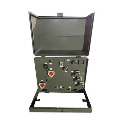 ซื้อ 250kva Single Phase Pad Mounted Transformer Oil ลงในน้ํามันกลางแจ้ง 12.4kv การผลิตออนไลน์