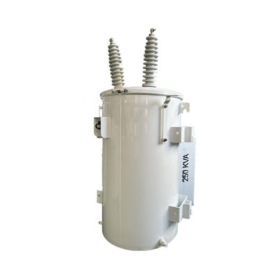 ซื้อ 50kva แทนทรานฟอรเมอร์ขั้วพลังงานระยะเดียว การกระจาย 12470v ถึง 120v การผลิตออนไลน์
