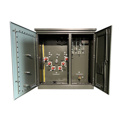 ซื้อ เครื่องแปลงการกระจายไฟที่ติด 3 ช่วง 500 Kva 34500V ถึง 480Y/277 UL Certification การผลิตออนไลน์