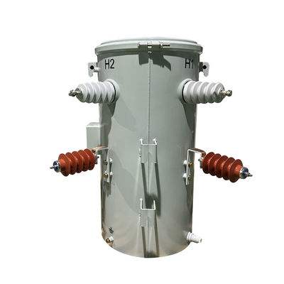 ซื้อ ประเภท CSP ประเภท Single Phase Pole Mounted Transformer Oil ลงน้ํามัน 4160V ถึง 120V มาตรฐาน IEEE ANSI การผลิตออนไลน์