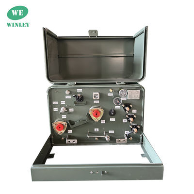 ซื้อ เครื่องแปลงการกระจายไฟฟ้าที่ติดกับพัดระยะเดียว 50Kva 12.47KV ถึง 240V 120V 304 สแตนเลส การผลิตออนไลน์