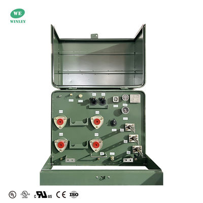 ซื้อ UL/cUL Certifications Supplier 25Kva Single Phase Pad Mounted Transformers สําหรับการกระจายพลังงาน 4160V ถึง 120V การผลิตออนไลน์