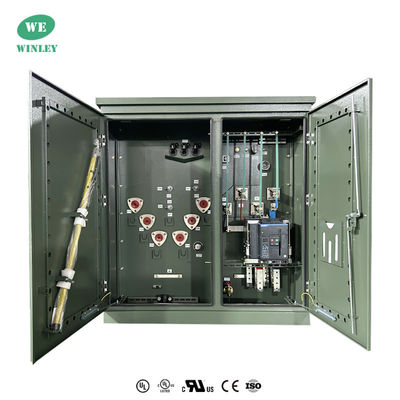 ซื้อ UL 350KVA โทรทรานฟอเมอร์ที่ติดอยู่บนพัด 3 Phse น้ํามันท่วม 12470V ถึง 208Y ANSI C57 การผลิตออนไลน์