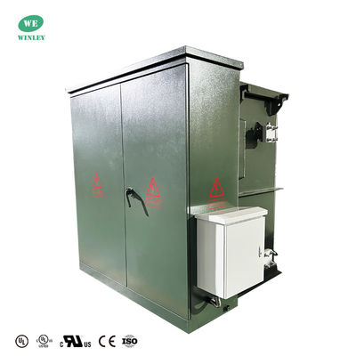 ซื้อ UL การรับรอง 3750KVA เครื่องแปลงสามเฟสติดแพด เติมน้ําเหลว เติมไฟฟิตวงจรด้านหน้าที่ตาย 34500V ถึง 480Y277 ANSI C57 การผลิตออนไลน์