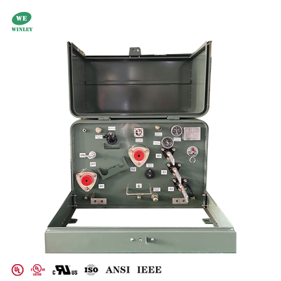 ซื้อ 50Kva Single Phase Pad Mounted Distribution Transformers Power Step-up 240V ถึง 4160V UL รายการ CSA ANSI IEEE มาตรฐานราคา การผลิตออนไลน์