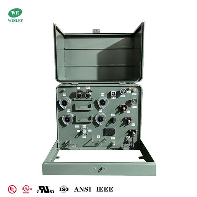 ซื้อ 100kva 1 Phase Pad Mounted Transformer เครื่องแปลงไฟฟ้า การผลิตออนไลน์