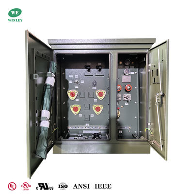 ซื้อ UL/cUL Listed 15Kva Single Phase Pad mounted Transformer  Step-Down 6600V to 120V CSA ANSI/ IEEE Standards การผลิตออนไลน์