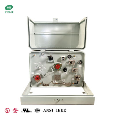 ซื้อ ถังเก็บสแตนเลสสตีล 304 หม้อแปลงไฟฟ้าแบบติดตั้งบนพื้น 10Kva เฟสเดียว 13.8KV ถึง 240V120V หม้อแปลงจ่ายไฟ UL Listed การผลิตออนไลน์