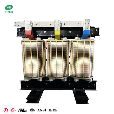 ซื้อ ประเภท 220 °C การกันความร้อน 2000kva VPI แทรนซฟอร์ม 6.9kv ถึง 480V โทรนซฟอร์มแบบแห้งความดันกลาง การผลิตออนไลน์