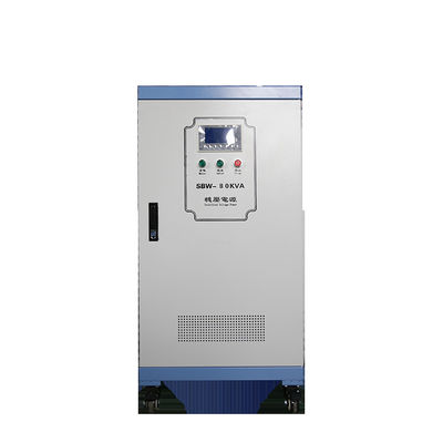 ซื้อ 200KVA ตัวควบคุมแรงดันไฟฟ้าสามเฟสเซอร์โว Stabilizer Copper Automatic การผลิตออนไลน์