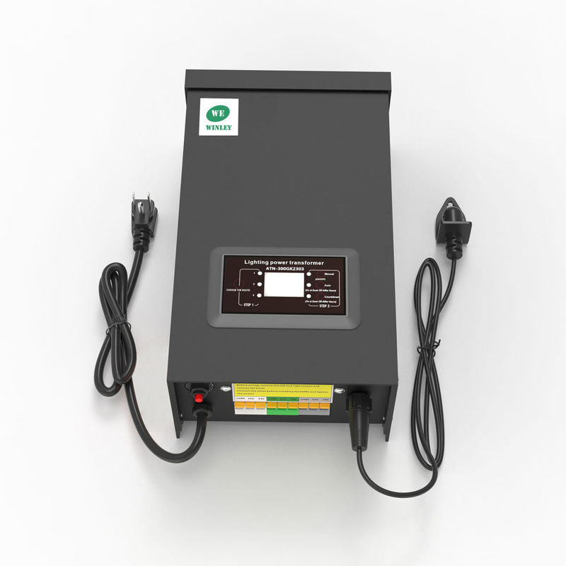 600w Low Voltage Landscape Transformer With Timer And Photocell Sensor 120v Ac To 12v 14v Ac