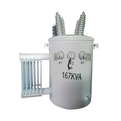 167kva โทรทรานฟอร์มการกระจายพลังงานระยะเดียว