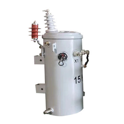 ประเภทการติดตั้งชั้นบน IEEE ANSI โทรทรานฟอร์มติดขั้ว 15kva ระยะเดียว