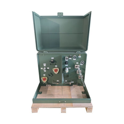 DOE 100kva โทรทรานฟอร์มกระจายไฟที่ติดกับพัดพัดระยะเดียว 12470V