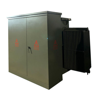 เครื่องแปลงไฟฟ้า 3 ขั้นตอน 2000kva ลงน้ํามัน ติดเครื่องแปลง 24940V ถึง 480V NEMA 3R