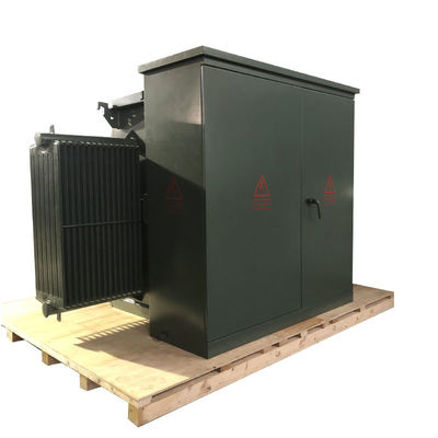 5000 KVA Pad Mount สามเฟส น้ํามันดําน้ํากระบวนการกระจายไฟ 35kv