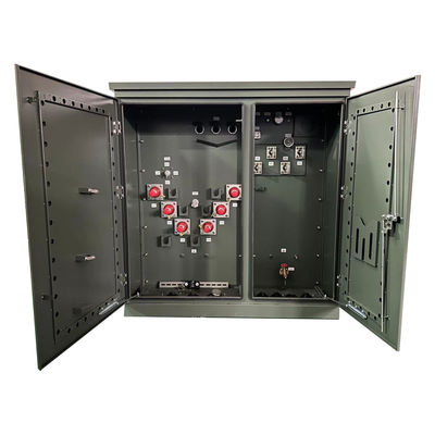 75Kva แปดสามเฟสติดตั้งน้ํามันแปลงไฟฟ้า ลง 13.2KV ถึง 208V