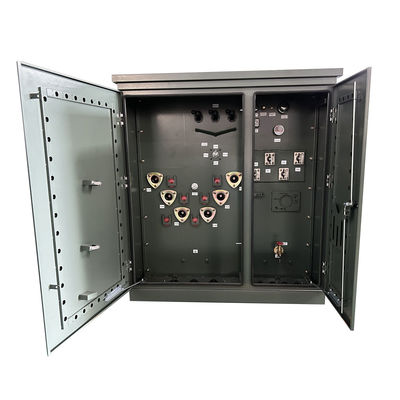 112.5Kva โวลเตนต์สูง สามเฟส แพดติดตั้งน้ํามันแปลงไฟฟ้า ลง 13200V ถึง 480V