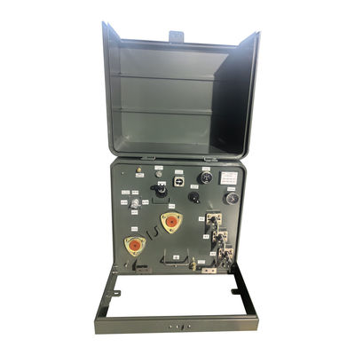 เครื่องแปลงพลังงานการกระจายไฟฟ้าแบบปัด 75kva โฟสต์เดียว Ansi Standard 13200v 240v