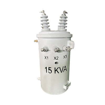 น้ํามันทรานฟอร์มกระจายน้ําหนักระยะเดียว 15kva ทะลุ 13200GrdY/7620