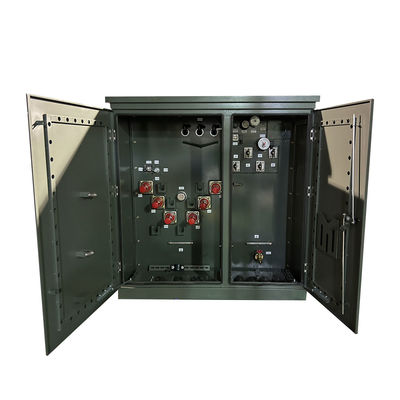 500kva แทรนซฟอร์มติดตั้งพัดสามเฟส Ansi การให้อาหารแบบสแตนดาร์ด 34500v ถึง 480y/277