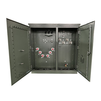 3 Phase Pad Mounted Transformer ขนาด 3000Kva ขั้นต่ํา 12000V ถึง 630Y/364