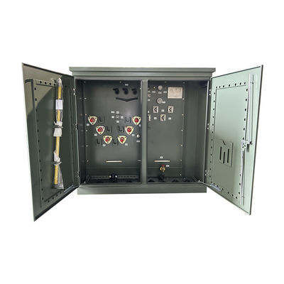 750kva 3 Phase Live Dead Front Pad Mounted Electrical Transformer 13200v ถึง 480v 304 เหล็กไร้ขัด FR-3 น้ํามัน