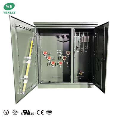 75 Kva 3 Phase Pad Mounted Transformer Liquid - เติม 13.2KV DOE 2016 ประสิทธิภาพ UL/cUL รับรอง
