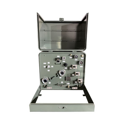 75kva Single Phase Pad Mounted Transformer การกระจายน้ํามันท่วม 34.5KV ตอบสนองมาตรฐาน DOE 2016