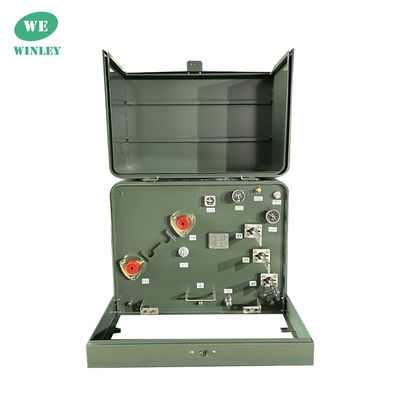 167Kva Single Phase Pad Mounted Transformer น้ํามันที่อยู่อาศัย เติม 34.5KV น้ําเหลว เติม