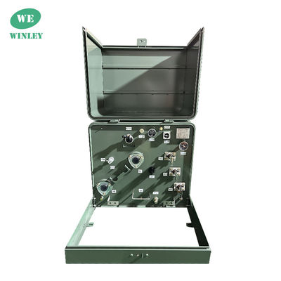 เครื่องแปลงแบบติดแพดระยะเดียว 100Kva 12470GrdY/7200 มาตรฐาน ANSI IEEE CSA