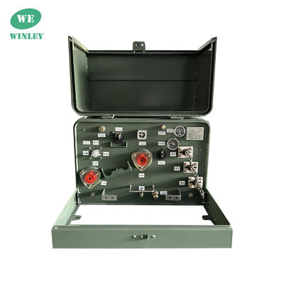ANSI IEEE มาตรฐาน 25kva Single Phase Pad Mounted Transformer 4160GrdY/2400 ปรับแต่งให้ใช้ในอาคารที่อยู่อาศัย