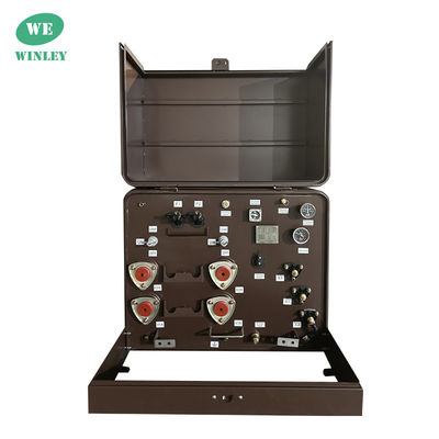 1 Phase Pad Mounted Transformer เครื่องแปลงกระจายน้ํามัน 7200V มาตรฐาน ANSI IEEE
