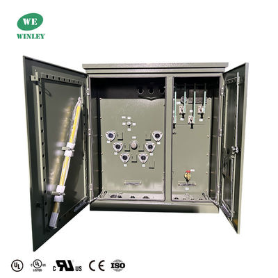 75Kva 3 Phase Pad Mounted Transformer เครื่องกระจายไฟฟ้าที่อยู่อาศัย น้ํามันท่วม 34.5KV ถึง 480V