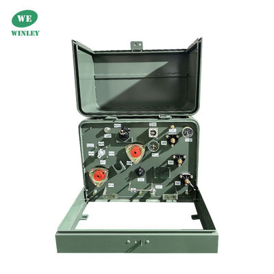 25kva Single Phase Pad Mounted Transformer Distribution Oil Immersion Transformer 12470V ถึง 240V แอนซี ไออีอี 304SS ถัง