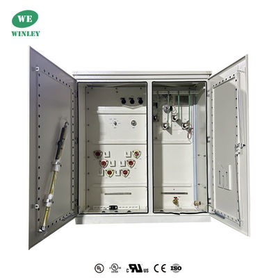 2000Kva แพดสามเฟสติดตั้งเครื่องแปลงน้ํามันท่วม 12.47KV การกระจาย UL รับรอง