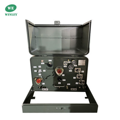 10kva Single Phase Pad Mounted Transformer Oil Immersion Power การกระจายพลังงานไฟฟ้า มาตรฐาน ANSI IEEE
