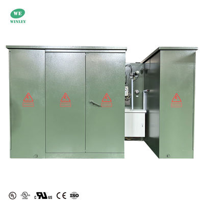 5MVA BESS แทรนซฟอร์มการใช้งาน แทรนซฟอร์มติดแพดสามเฟส Step Up 5000Kva 12000V ถึง 480Y/277