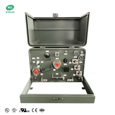 UL 37.5KVA 13800V ถึง 240/120V เครื่องปรับเปลี่ยนการกระจายน้ํามันแบบจมน้ํามัน เครื่องปรับเปลี่ยนแบบปรับเปลี่ยนระยะเดียว