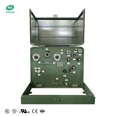 เครื่องแปลงการกระจายไฟฟ้า 50Kva ที่ติดตั้งพัดระยะเดียว 22860GrdY/13200 มาตรฐาน IEEE/ANSI/DOE 2016