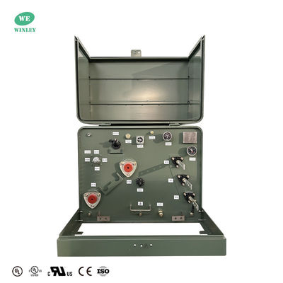 โทรทรานฟอเมอร์ปาเดดระยะเดียว 125Kva 12470V โทรทรานฟอเมอร์พลังงานไฟฟ้า ราคาโรงงาน ตอบสนองมาตรฐาน ANSI / IEEE CSA