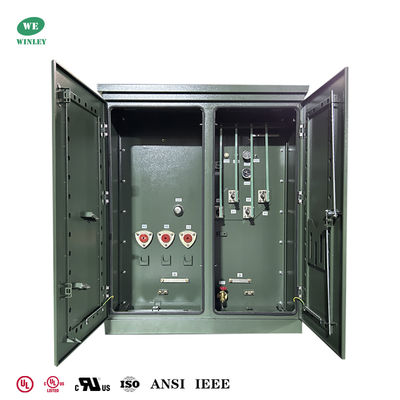 300Kva เครื่องแปลงสามเฟส ติดแพท การกระจายพลังงาน 2400V ถึง 480V UL