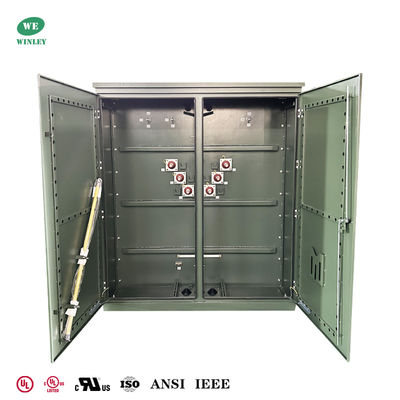 2MVA โซลาร์ สเตปอัพแพด มอนท์ แทรนฟอร์เมอร์ 380V ถึง 34.5KV FR3 น้ํายาไฟฟ้า