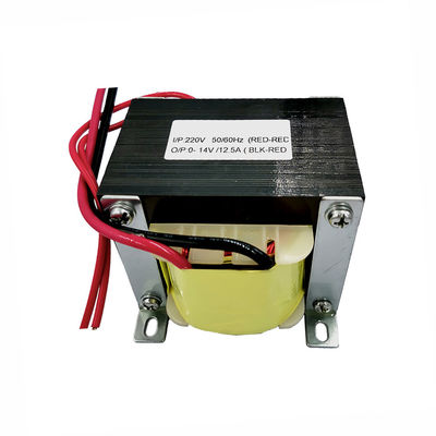 175VA อุปกรณ์อัตโนมัติ EI หม้อแปลงไฟฟ้า 220V 14V/12.5A