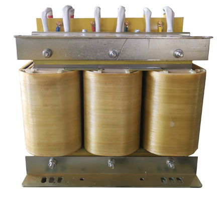 37.5KVA หม้อแปลงแยกสามเฟส 480V / 277V ทองแดง / อลูมิเนียม