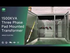 1500kva เครื่องแปลงสามเฟสติดกับพัด UL