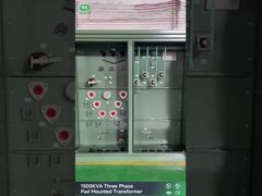 หม้อแปลงไฟฟ้าแบบติดตั้งบนพื้นดิน 3 เฟส 1500Kva ที่ได้รับการรับรอง UL สำหรับการกระจายระบบไฟฟ้า
